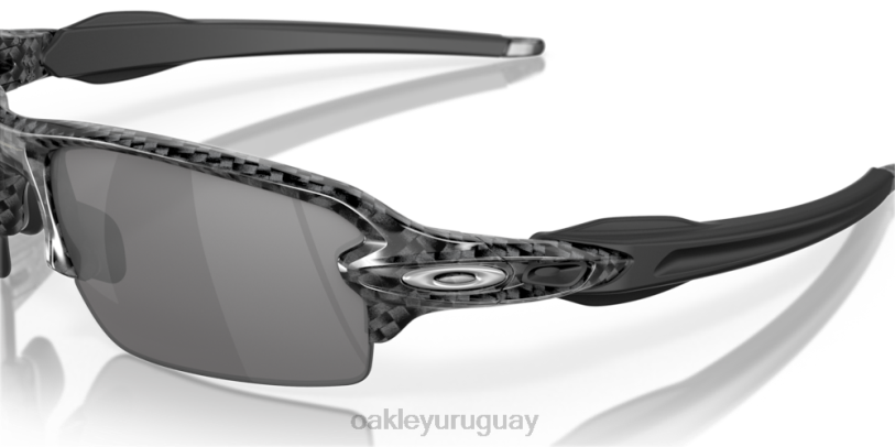 Oakley flak 2.0 (ajuste de puente bajo) XT4H862 gafas lentes de iridio pizarra, montura de fibra de carbono