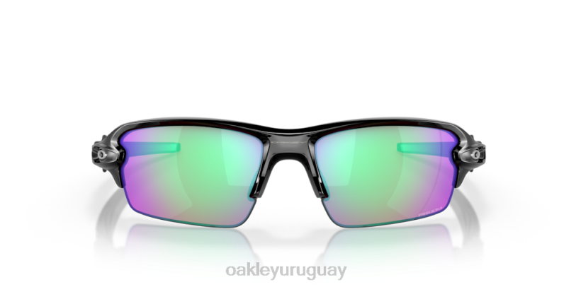 Oakley flak 2.0 (ajuste de puente bajo) XT4H863 gafas Lentes Prizm Golf, montura negra pulida.