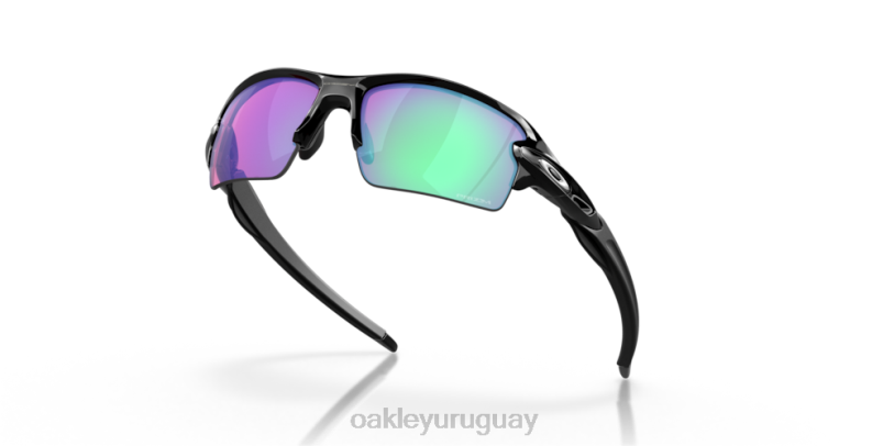 Oakley flak 2.0 (ajuste de puente bajo) XT4H863 gafas Lentes Prizm Golf, montura negra pulida.