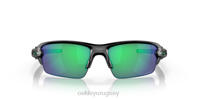 Oakley flak 2.0 (ajuste de puente bajo) XT4H867 gafas Lentes polarizadas prizm jade, montura negra mate
