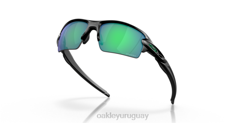 Oakley flak 2.0 (ajuste de puente bajo) XT4H867 gafas Lentes polarizadas prizm jade, montura negra mate