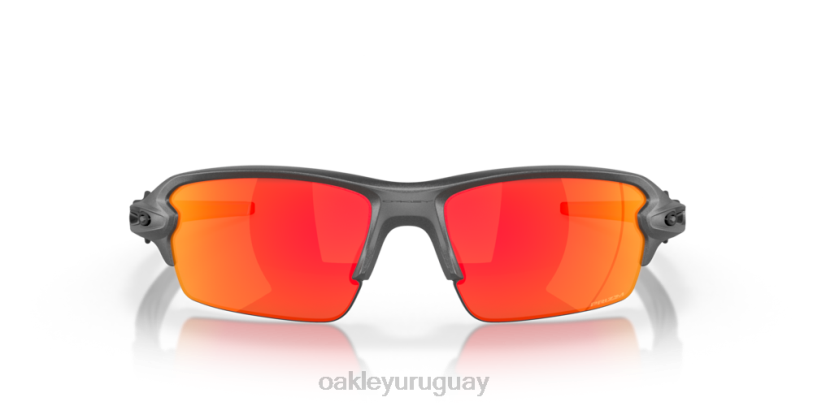 Oakley flak 2.0 (ajuste de puente bajo) XT4H872 gafas lentes prizm ruby, montura de acero