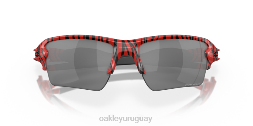 Oakley flak 2.0 xl tigre rojo XT4H242 gafas lentes prizm negras, montura tigre roja