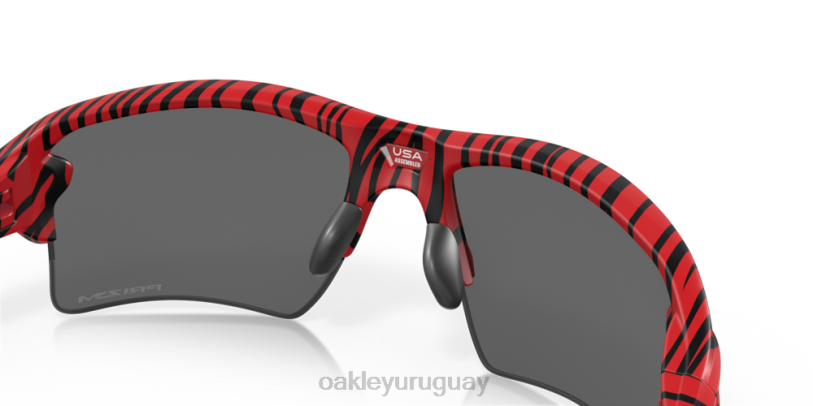 Oakley flak 2.0 xl tigre rojo XT4H242 gafas lentes prizm negras, montura tigre roja
