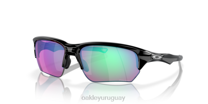 Oakley flak beta (ajuste de puente bajo) XT4H922 gafas Lentes Prizm Golf, montura negra pulida.