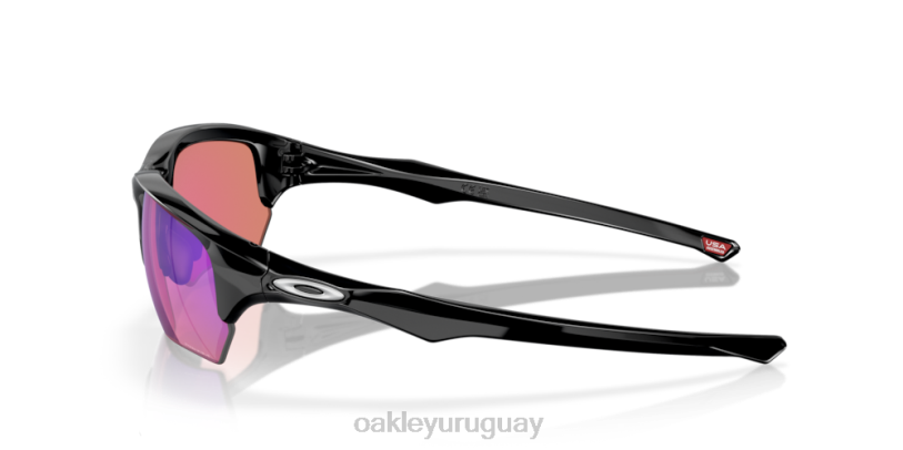 Oakley flak beta (ajuste de puente bajo) XT4H922 gafas Lentes Prizm Golf, montura negra pulida.