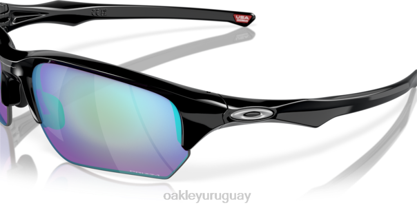 Oakley flak beta (ajuste de puente bajo) XT4H922 gafas Lentes Prizm Golf, montura negra pulida.