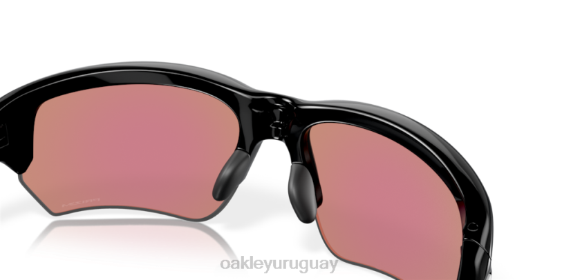 Oakley flak beta (ajuste de puente bajo) XT4H922 gafas Lentes Prizm Golf, montura negra pulida.