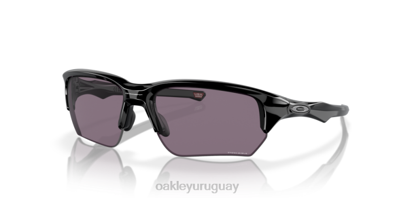 Oakley flak beta (ajuste de puente bajo) XT4H926 gafas lentes gris prizm, montura negra pulida