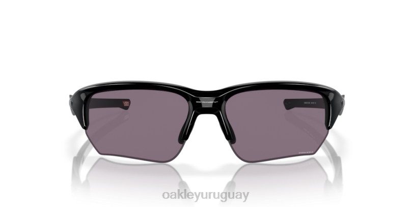 Oakley flak beta (ajuste de puente bajo) XT4H926 gafas lentes gris prizm, montura negra pulida