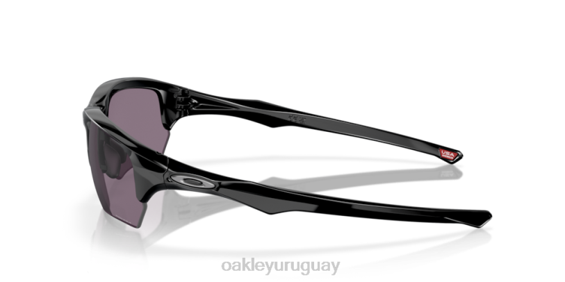 Oakley flak beta (ajuste de puente bajo) XT4H926 gafas lentes gris prizm, montura negra pulida