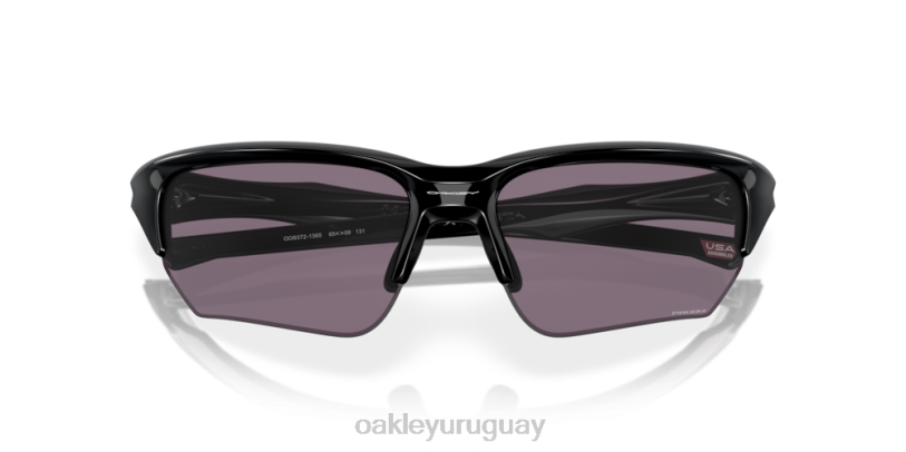 Oakley flak beta (ajuste de puente bajo) XT4H926 gafas lentes gris prizm, montura negra pulida