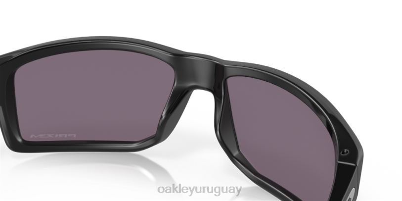 Oakley gibston XT4H381 gafas lentes gris prizm, montura negra pulida