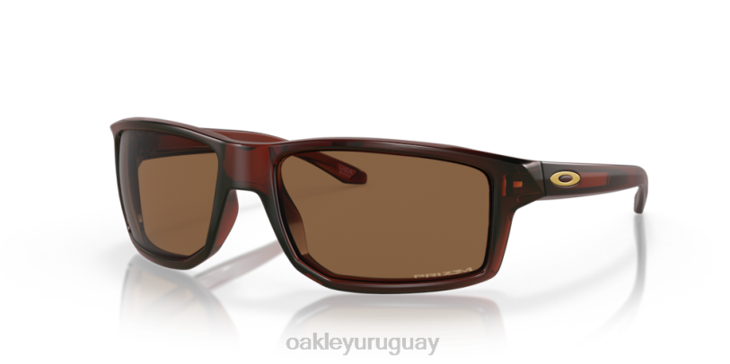 Oakley gibston XT4H382 gafas Lentes Prizm de bronce, montura de cerveza de raíz pulida.