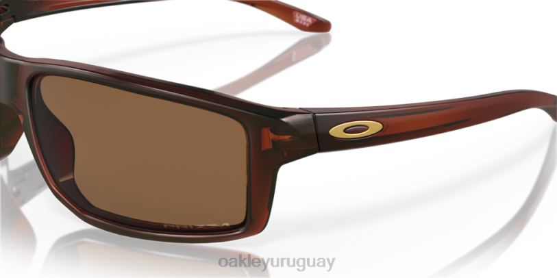 Oakley gibston XT4H382 gafas Lentes Prizm de bronce, montura de cerveza de raíz pulida.