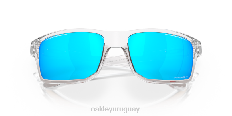 Oakley gibston XT4H384 gafas Lentes Prizm de zafiro, montura transparente pulida.
