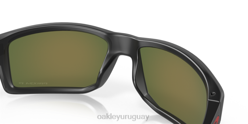 Oakley gibston XT4H385 gafas lentes polarizadas prizm ruby, montura tinta negra