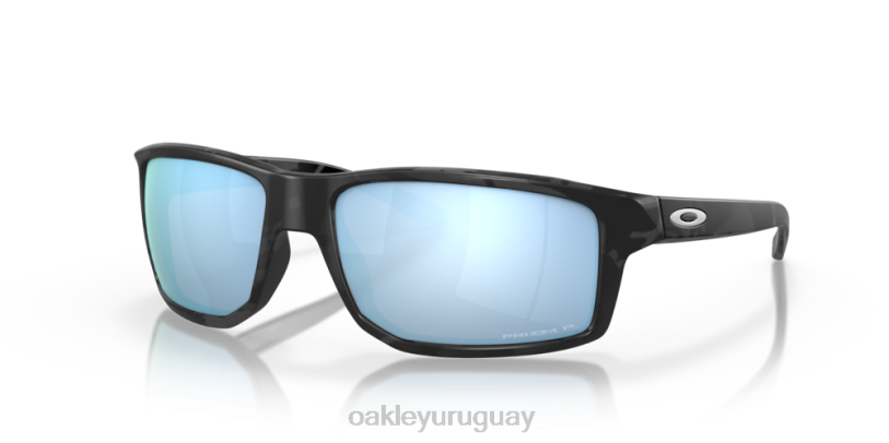 Oakley gibston XT4H392 gafas Lentes polarizadas Prizm Deep Water, montura de camuflaje negro mate.