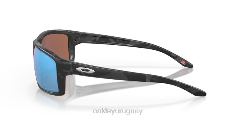 Oakley gibston XT4H392 gafas Lentes polarizadas Prizm Deep Water, montura de camuflaje negro mate.