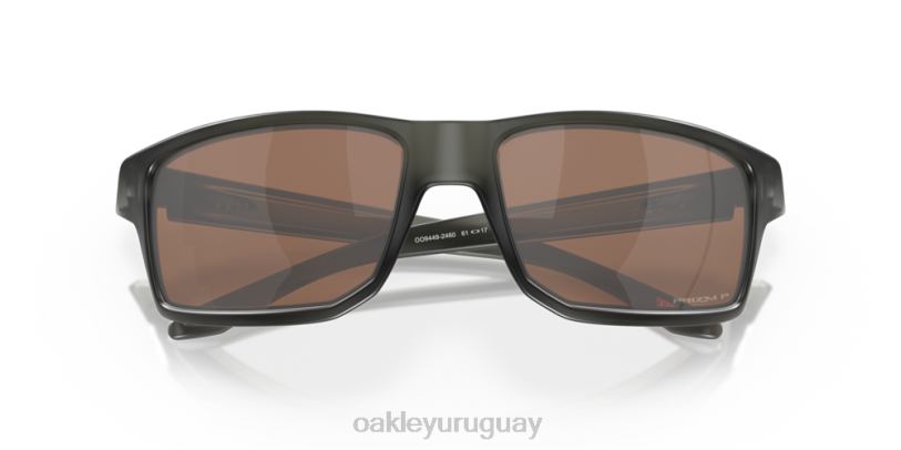 Oakley gibston XT4H393 gafas Lentes polarizadas Prizm tungsteno, montura gris humo mate.