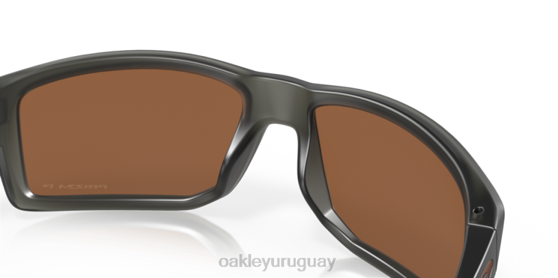 Oakley gibston XT4H393 gafas Lentes polarizadas Prizm tungsteno, montura gris humo mate.