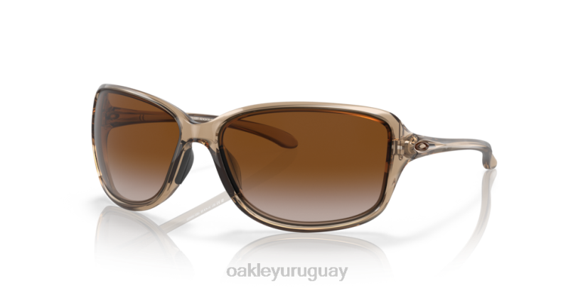 Oakley grupo XT4H455 gafas lentes degradadas marrón oscuro, montura sepia