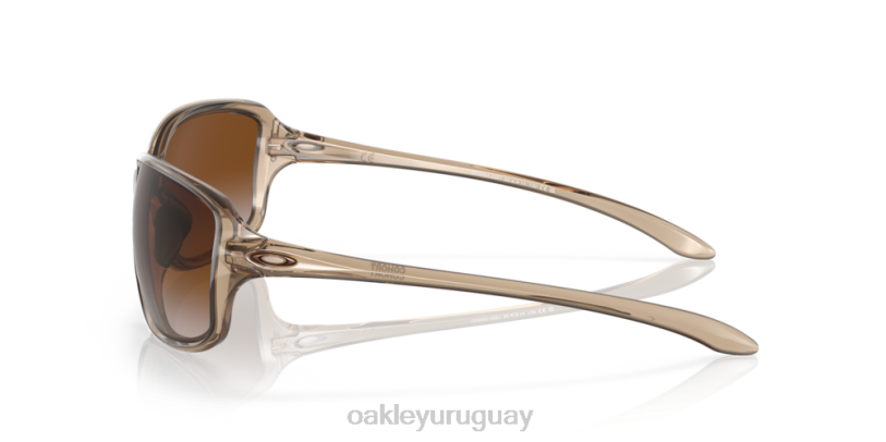 Oakley grupo XT4H455 gafas lentes degradadas marrón oscuro, montura sepia