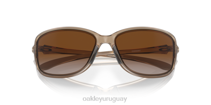 Oakley grupo XT4H455 gafas lentes degradadas marrón oscuro, montura sepia