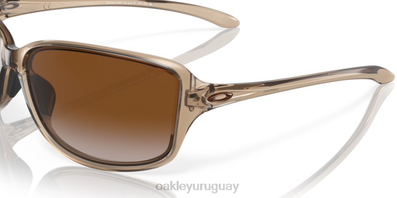 Oakley grupo XT4H455 gafas lentes degradadas marrón oscuro, montura sepia