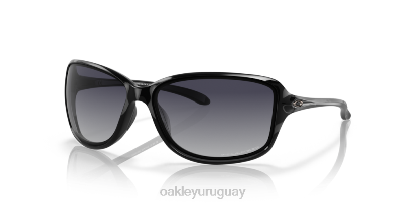 Oakley grupo XT4H457 gafas lentes polarizadas degradadas grises, montura negra pulida