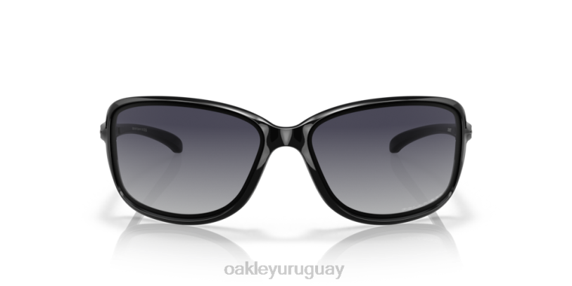 Oakley grupo XT4H457 gafas lentes polarizadas degradadas grises, montura negra pulida