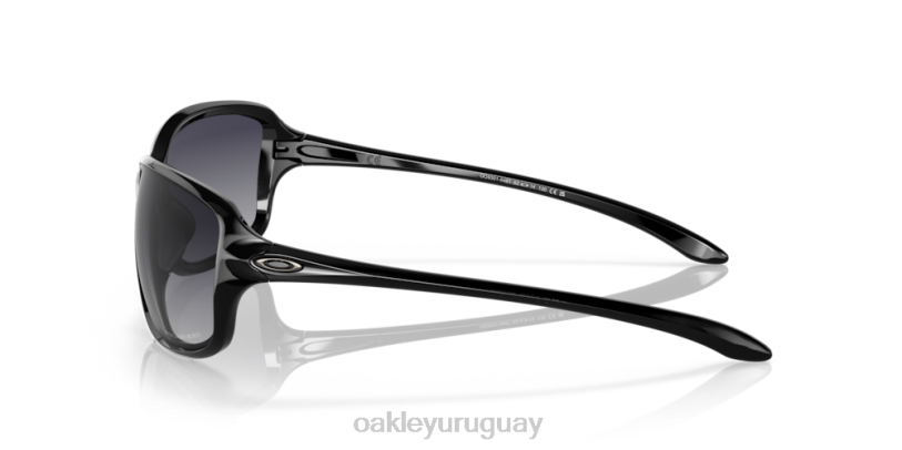 Oakley grupo XT4H457 gafas lentes polarizadas degradadas grises, montura negra pulida