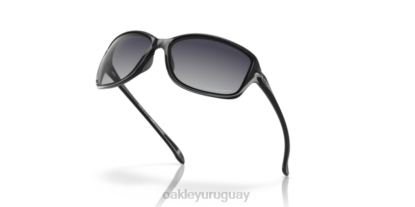 Oakley grupo XT4H457 gafas lentes polarizadas degradadas grises, montura negra pulida