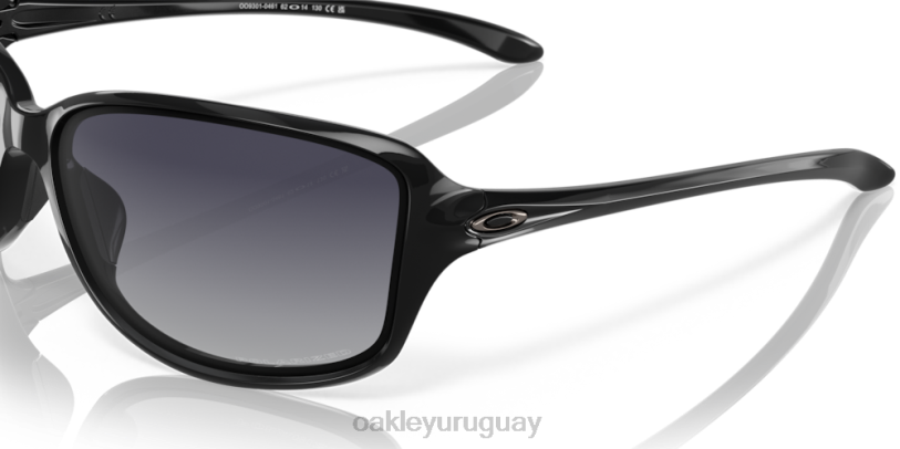 Oakley grupo XT4H457 gafas lentes polarizadas degradadas grises, montura negra pulida