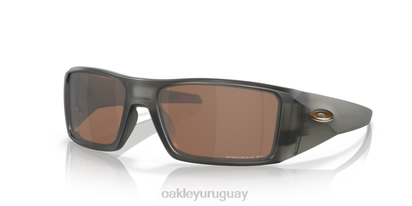 Oakley helióstato XT4H757 gafas Lentes polarizadas Prizm tungsteno, montura gris humo mate.