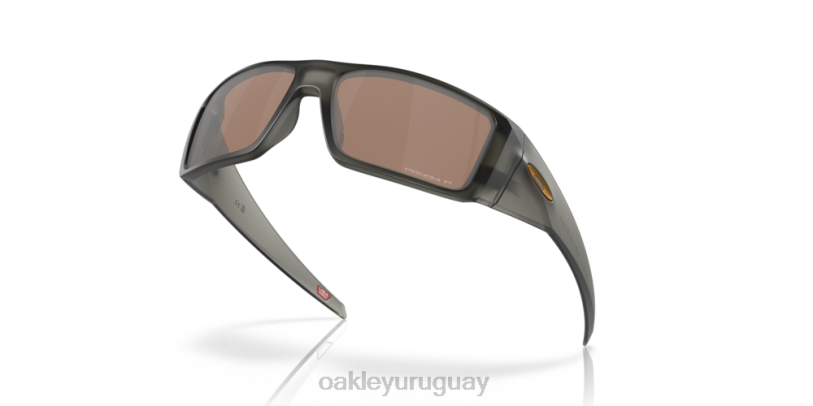 Oakley helióstato XT4H757 gafas Lentes polarizadas Prizm tungsteno, montura gris humo mate.