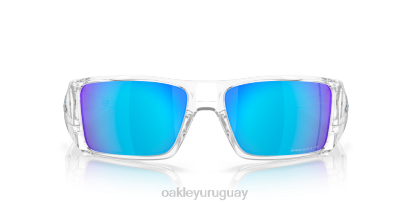 Oakley helióstato XT4H760 gafas lentes polarizadas prizm zafiro, montura transparente