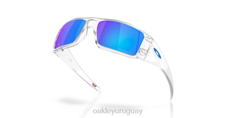Oakley helióstato XT4H760 gafas lentes polarizadas prizm zafiro, montura transparente