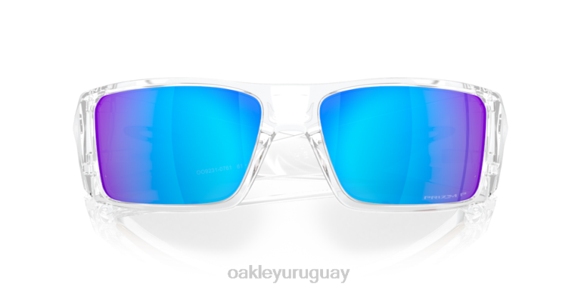 Oakley helióstato XT4H760 gafas lentes polarizadas prizm zafiro, montura transparente