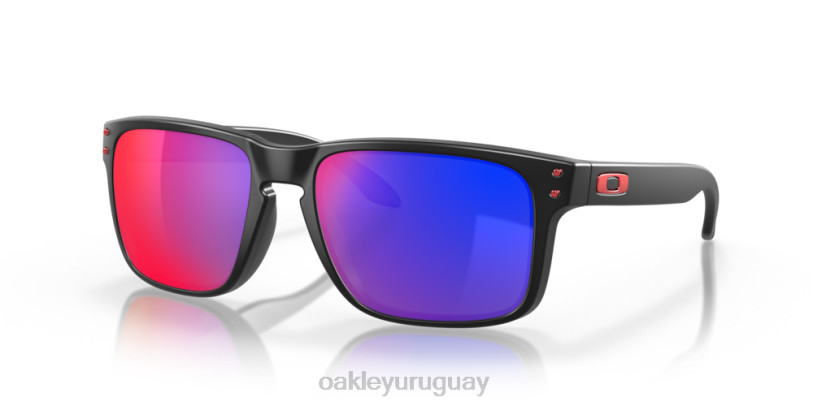 Oakley holbrook XT4H49 gafas lentes de iridio rojo positivo, montura negra mate