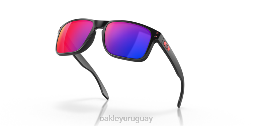 Oakley holbrook XT4H49 gafas lentes de iridio rojo positivo, montura negra mate