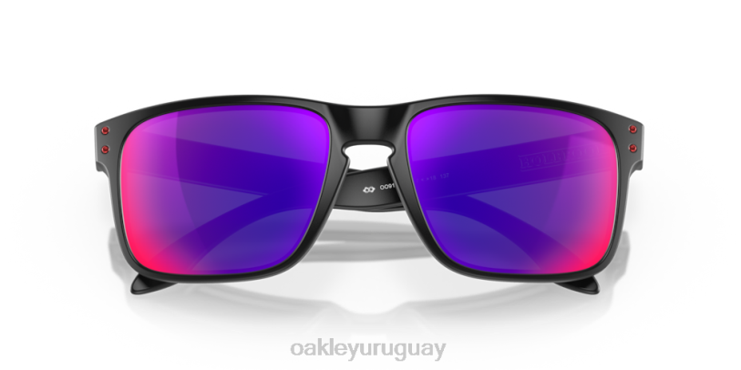 Oakley holbrook XT4H49 gafas lentes de iridio rojo positivo, montura negra mate