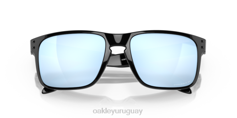 Oakley holbrook XT4H51 gafas Lentes polarizadas Prizm Deep Water, montura negra pulida.