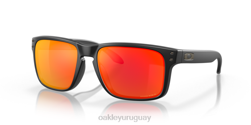 Oakley holbrook XT4H55 gafas Lentes prizm ruby, montura negra mate.