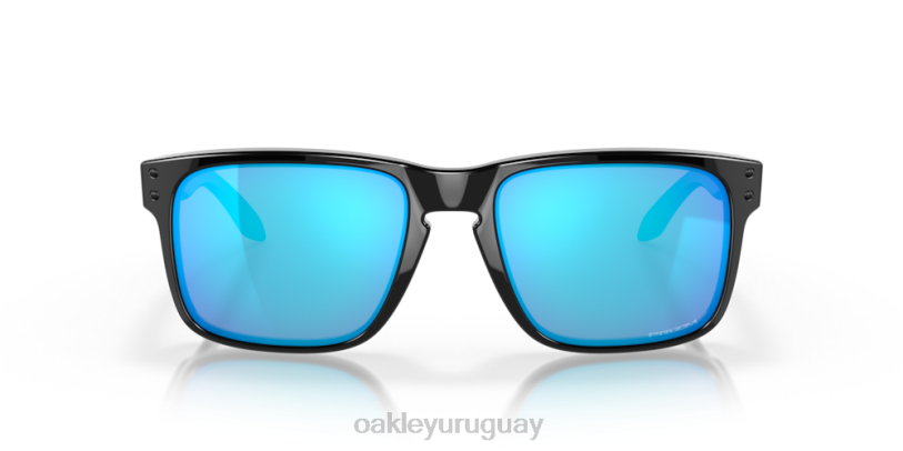 Oakley holbrook XT4H62 gafas Lentes Prizm de zafiro, montura negra pulida.
