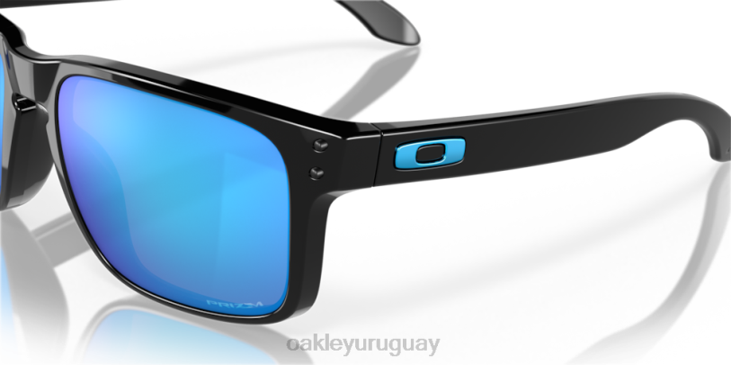Oakley holbrook XT4H62 gafas Lentes Prizm de zafiro, montura negra pulida.