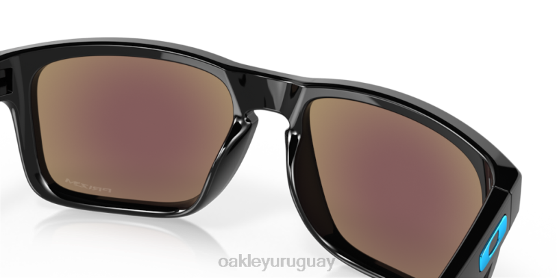 Oakley holbrook XT4H62 gafas Lentes Prizm de zafiro, montura negra pulida.