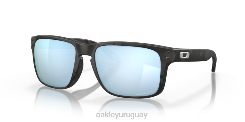 Oakley holbrook XT4H70 gafas Lentes polarizadas Prizm Deep Water, montura de camuflaje negro mate.