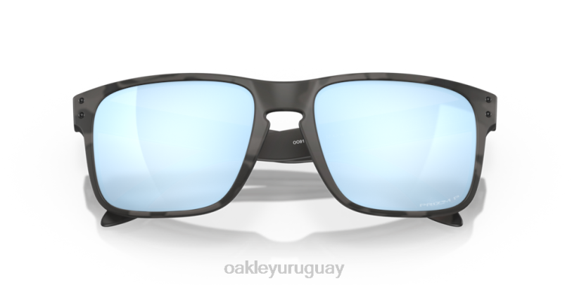 Oakley holbrook XT4H70 gafas Lentes polarizadas Prizm Deep Water, montura de camuflaje negro mate.