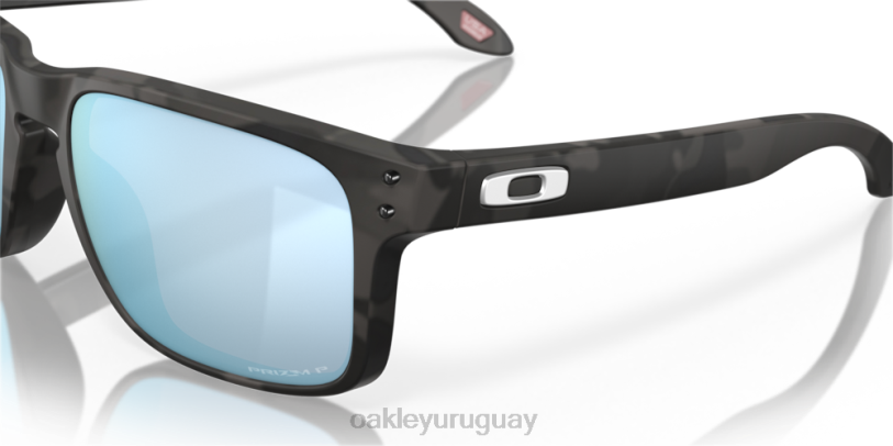 Oakley holbrook XT4H70 gafas Lentes polarizadas Prizm Deep Water, montura de camuflaje negro mate.